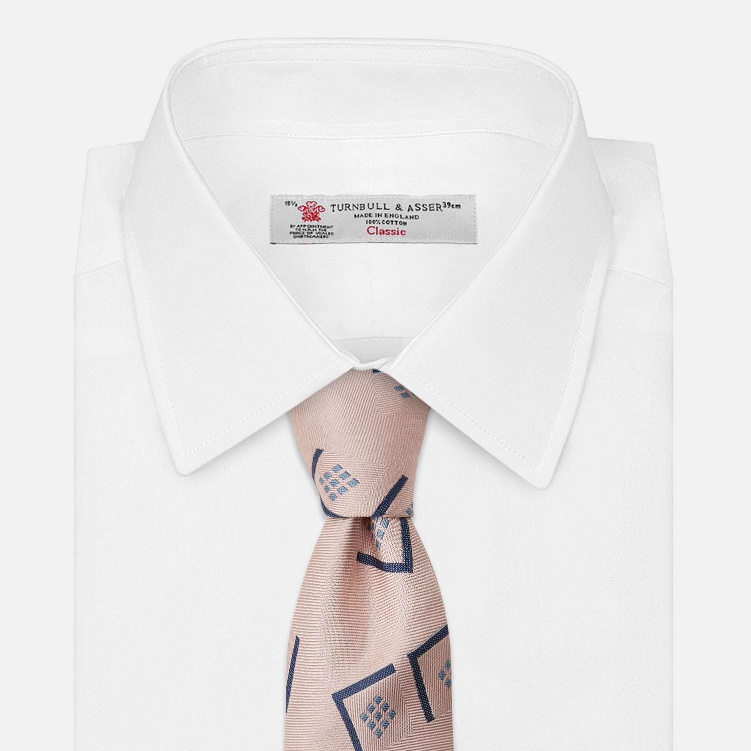 View 3 of product Pink Graphic Deco Silk Tie