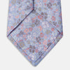 Pale Blue Multi Floral Silk Tie