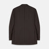 View 4 of product Brown and Navy Checked Wool Barrington Blazer