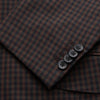 View 3 of product Brown and Navy Checked Wool Barrington Blazer