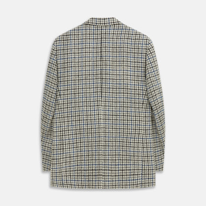 Grey and Navy Tweed Barrington Blazer Image 3
