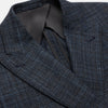 View 2 of product Navy Check Wool and Cashmere Blend Double Breasted Bertie Blazer
