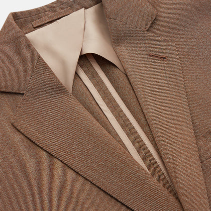 Brown Virgin Wool Bern Blazer Image 2