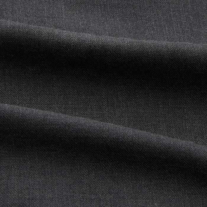 Charcoal Cotton and Wool Blend Regular Fit Mayfair Shirt Image 3