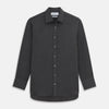 View 1 of product Charcoal Cotton and Wool Blend Regular Fit Mayfair Shirt