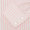 View 2 of product Plain White Oxford Tailored Fit Cotton Shirt with Bury Collar and 3-Button Cuffs