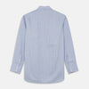 View 4 of product Blue and Pink Check Poplin Cotton Regular Fit Shirt with T&amp;A Collar and 3-Button Cuffs