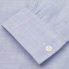 View 3 of product Blue Chambray Weekend Fit Shirt with Dorset Collar and 1-Button Cuffs