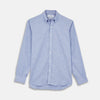 Blue Chambray Weekend Fit Shirt with Dorset Collar and 1-Button Cuffs