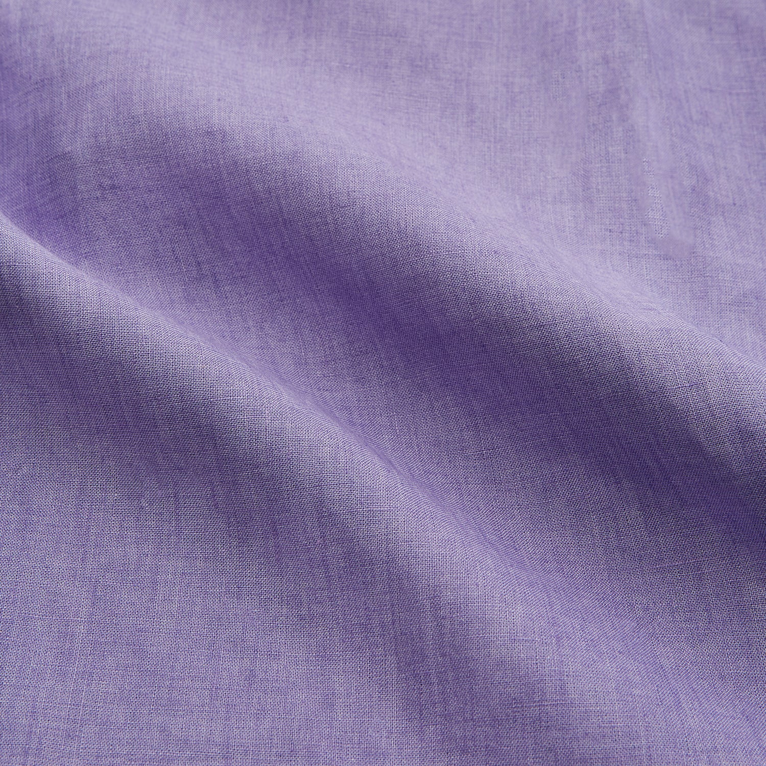 View 4 of product Lilac Weekend Fit Linen Blake Shirt with Stand Collar and 1-Button Cuffs