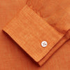 View 5 of product Orange Weekend Fit Linen Nevis Shirt with Derby Collar and 1-Button Cuffs