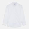 White Chambray Weekend Fit Shirt with Dorset Collar and 1-Button Cuffs