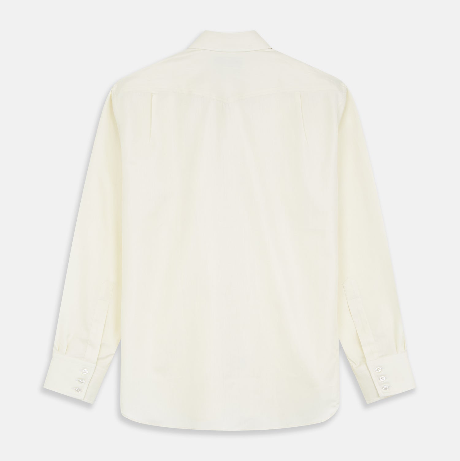 View 5 of product Cream Weekend Fit Larkin Shirt With Dorset Collar And 3-Button Cuffs