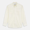 View 1 of product Cream Weekend Fit Larkin Shirt With Dorset Collar And 3-Button Cuffs
