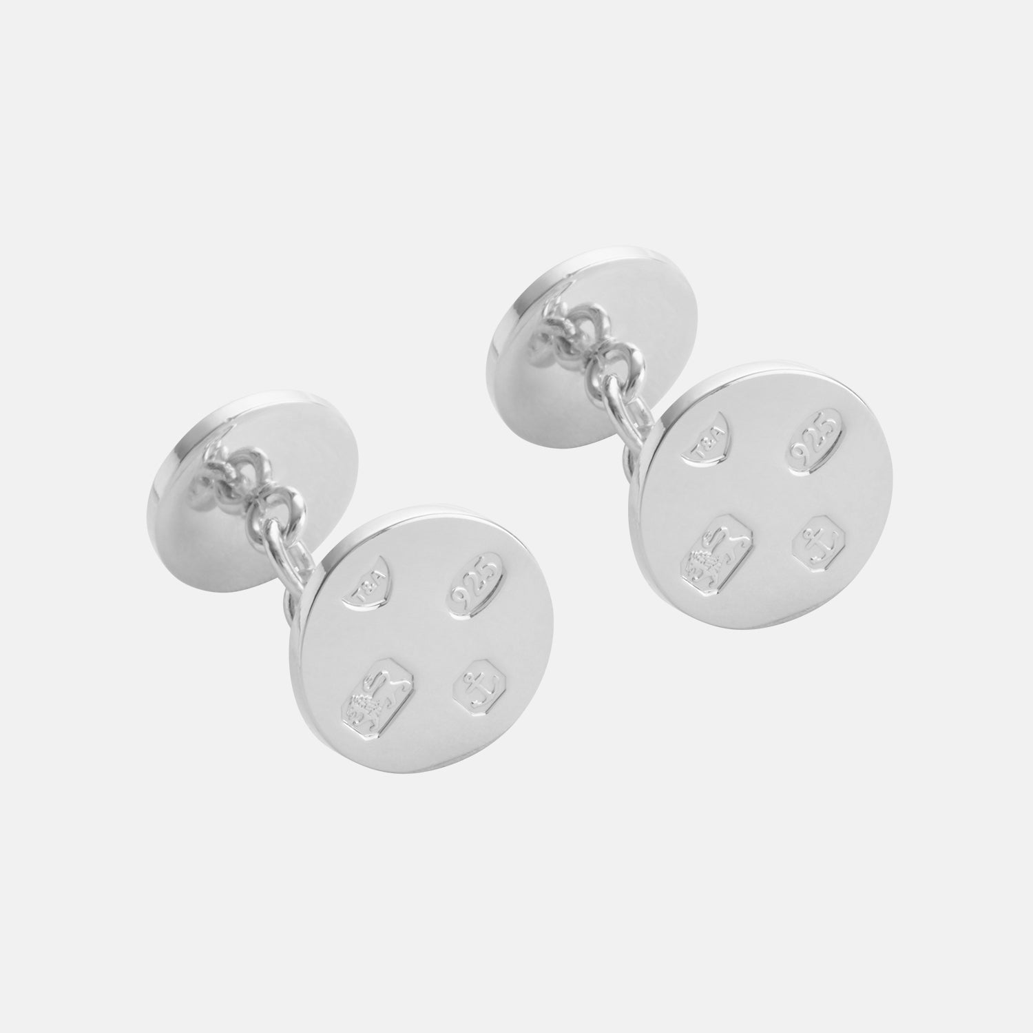 View 1 of product Sterling Silver Embossed Hatton Cufflinks