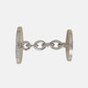 View 3 of product Sterling Silver Embossed Hatton Cufflinks
