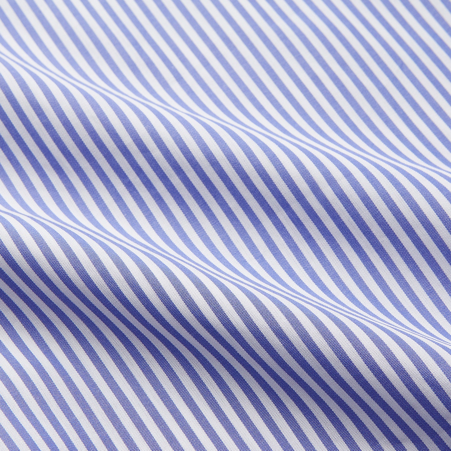 View 3 of product Blue Bengal Stripe Piped Cotton Nightshirt