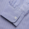 View 4 of product Blue Bengal Stripe Piped Cotton Nightshirt