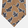 View 3 of product Toffee Paisley Floral Cotton Silk Blend Tie