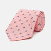 View 1 of product Pink Fine Square Slub Silk Tie