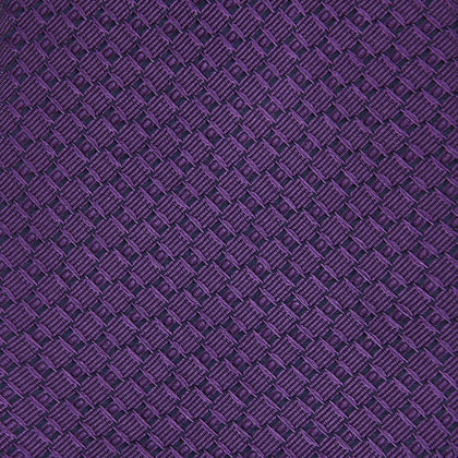 Purple Abstract Tonal Silk Jacquard Tie Image 2