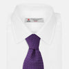 View 2 of product Purple Abstract Tonal Silk Jacquard Tie