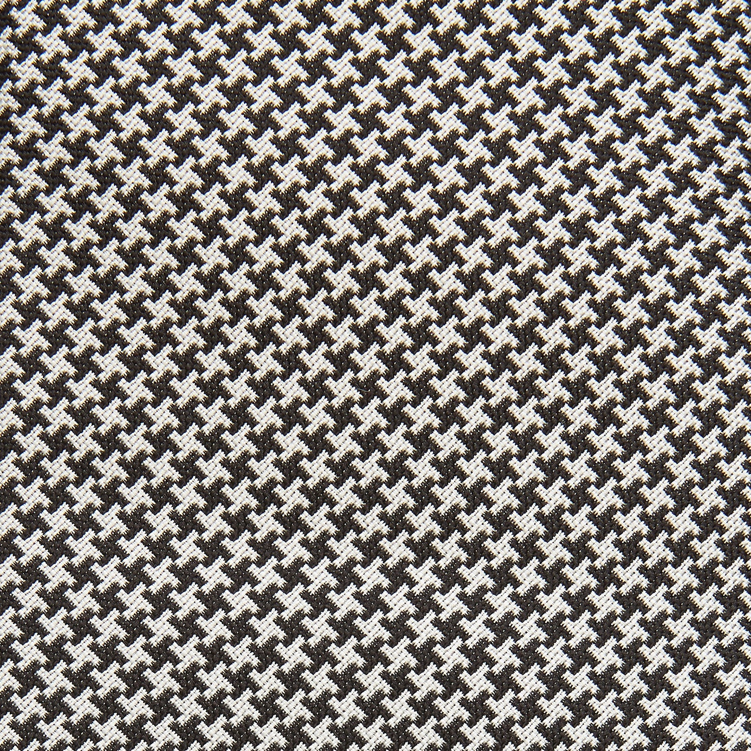 View 2 of product Fine Puppytooth Monochrome Silk Tie