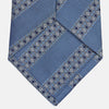 View 3 of product Dark Blue Baroque Stripe Silk Jacquard Tie