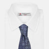 Midnight Blue Floral Silk Jacquard Tie