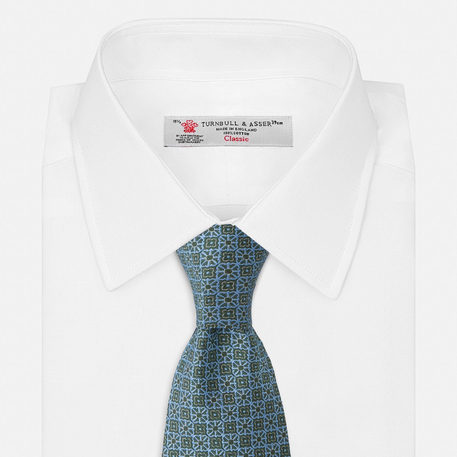 Green Abstract Tile Tie – Turnbull & Asser