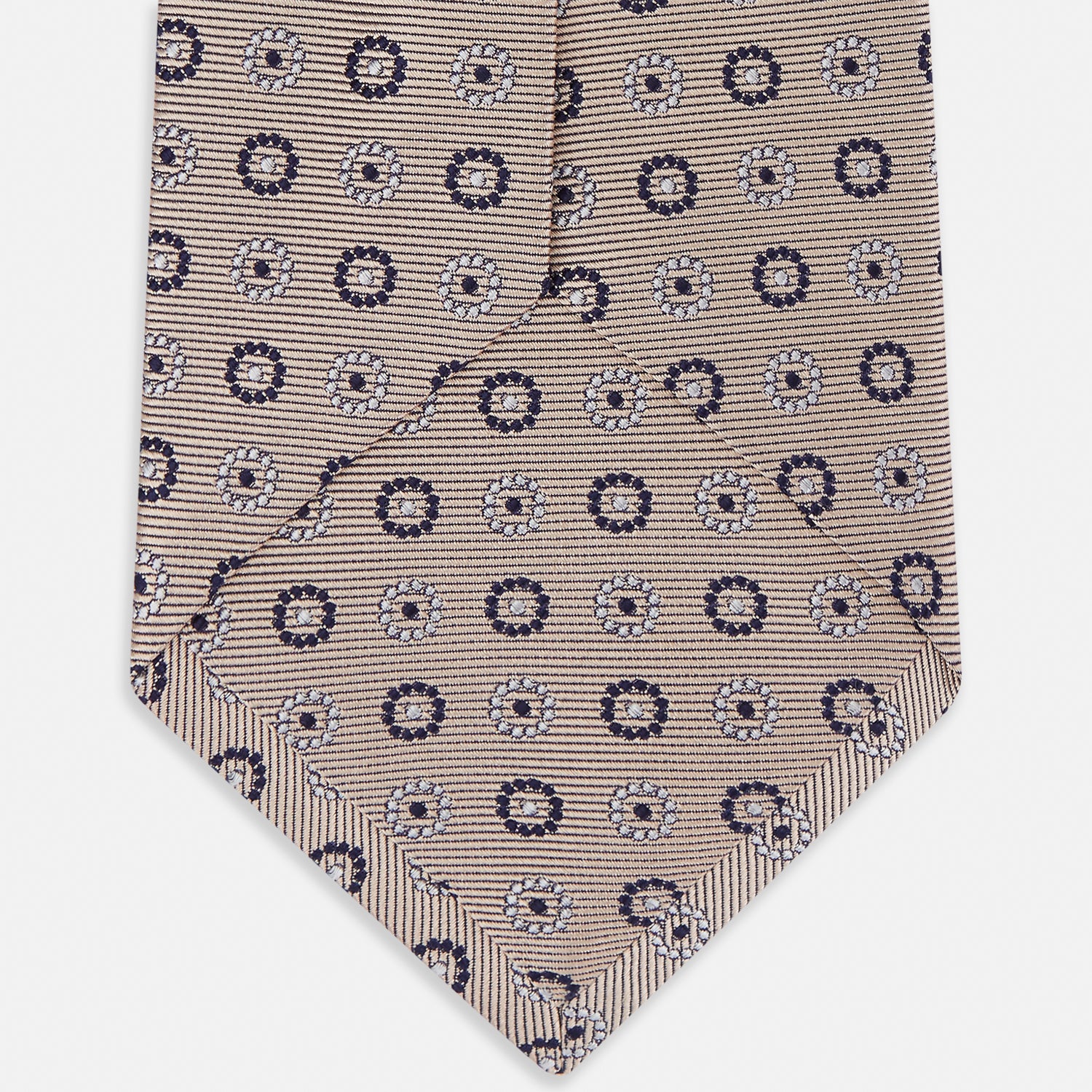 View 4 of product Beige Spheric Emblem Tie