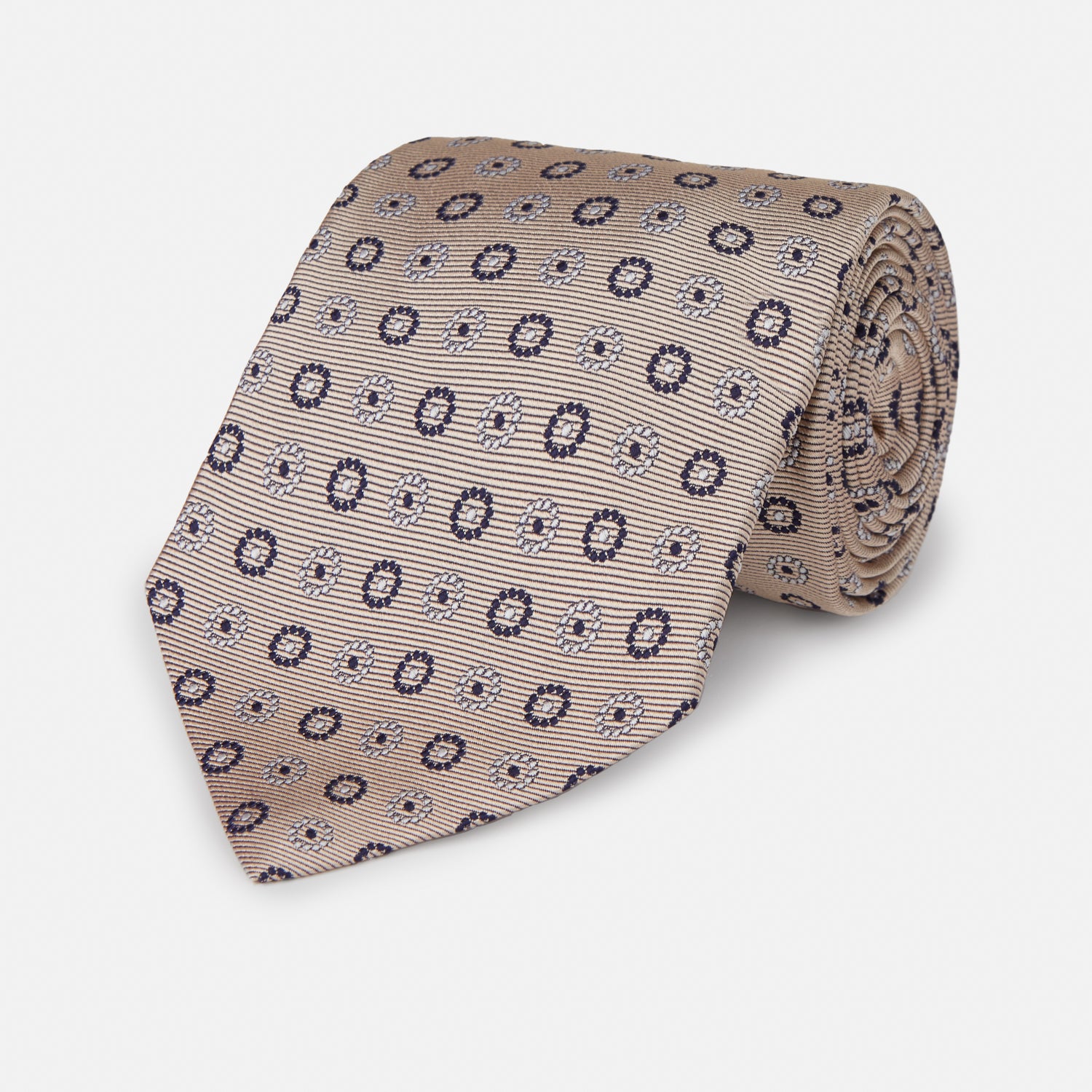 View 1 of product Beige Spheric Emblem Tie