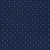 Navy Floral Pique Dot Tie