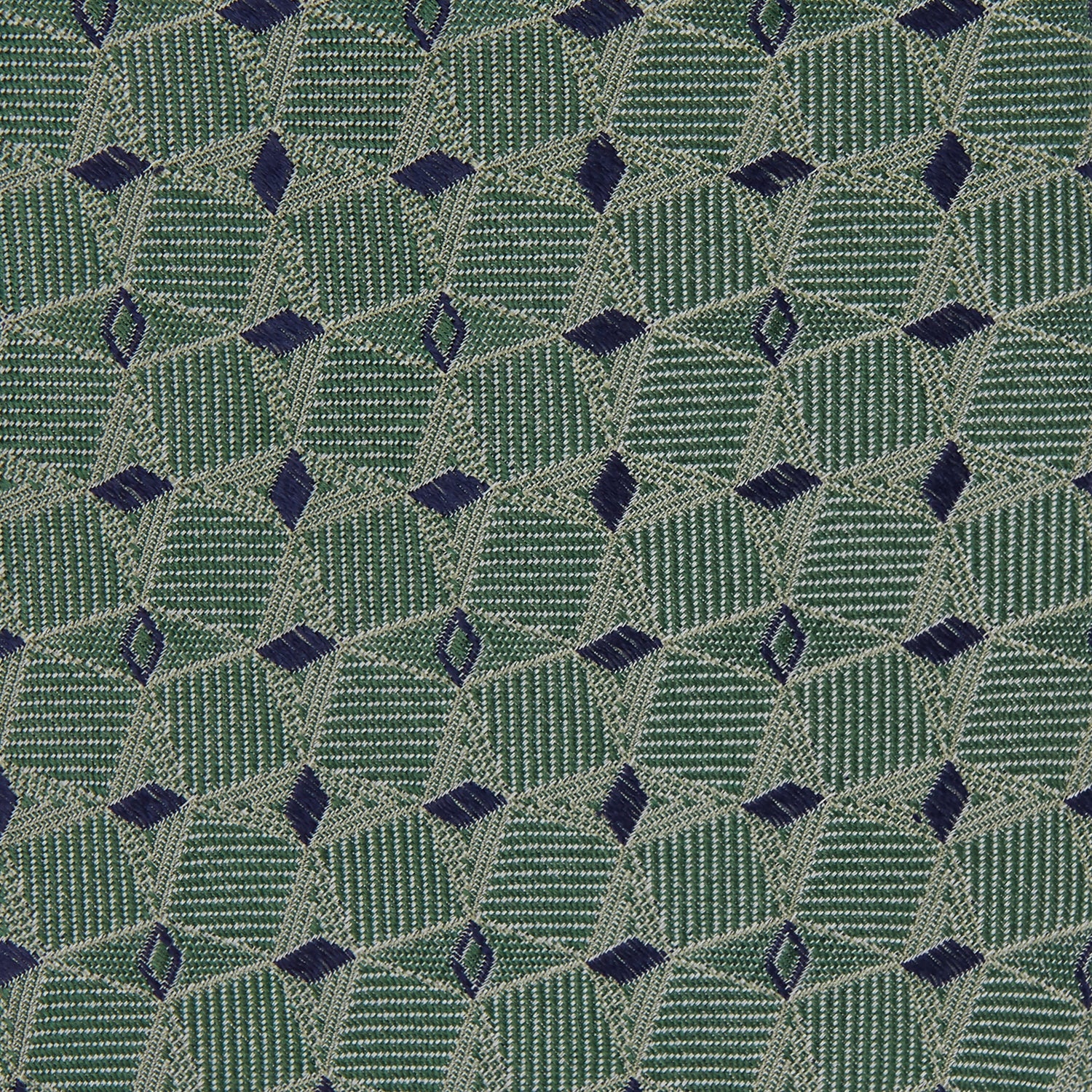 Green Geometric Diamond Tie