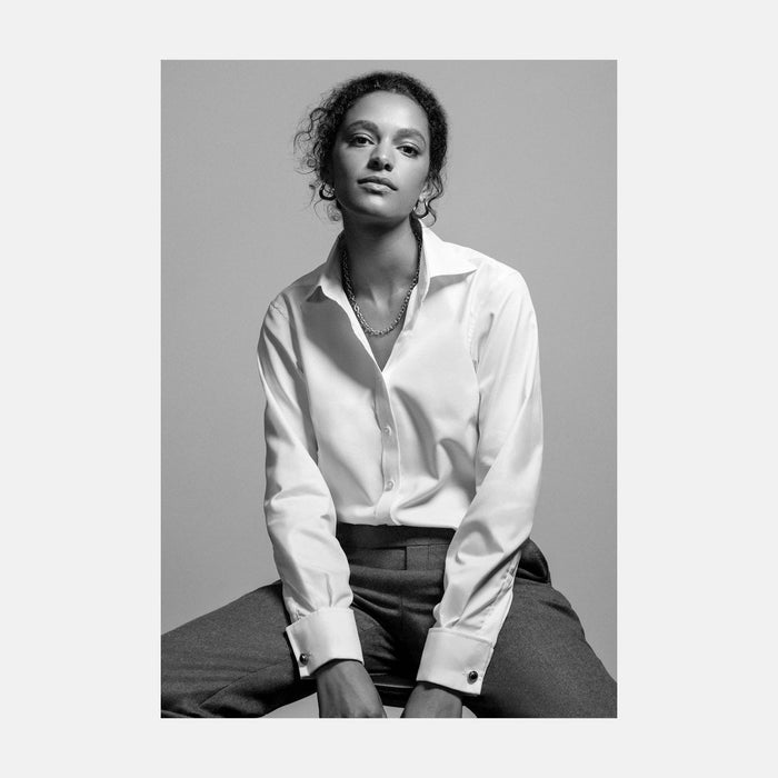 Turnbull and The Deck White Cotton Traditionalist Shirt Image 1