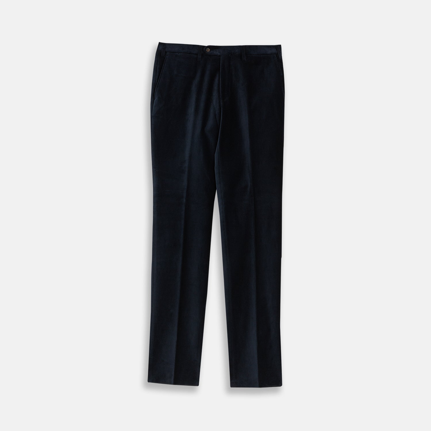 View 1 of product Navy Horizontal Cord Trousers