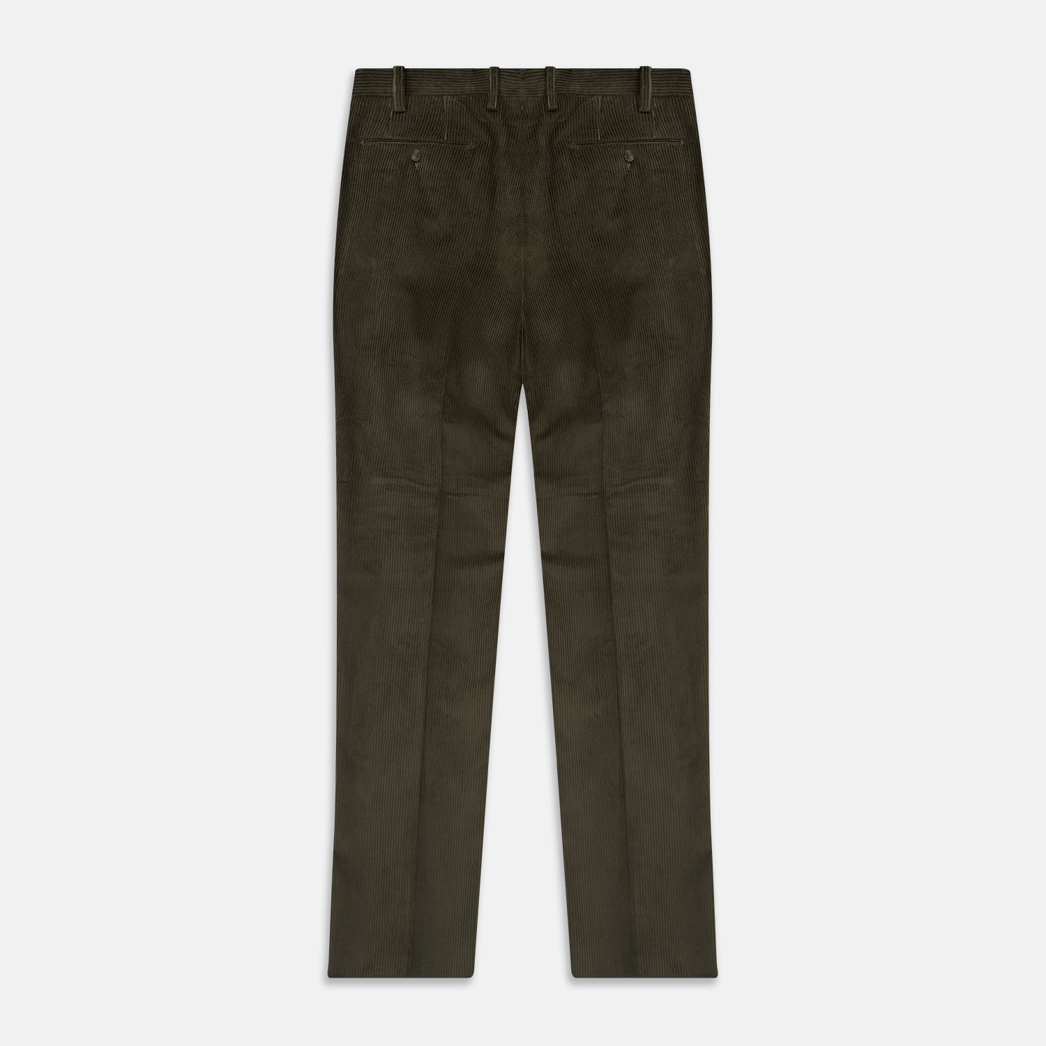 View 3 of product Olive Green Corduroy Trousers
