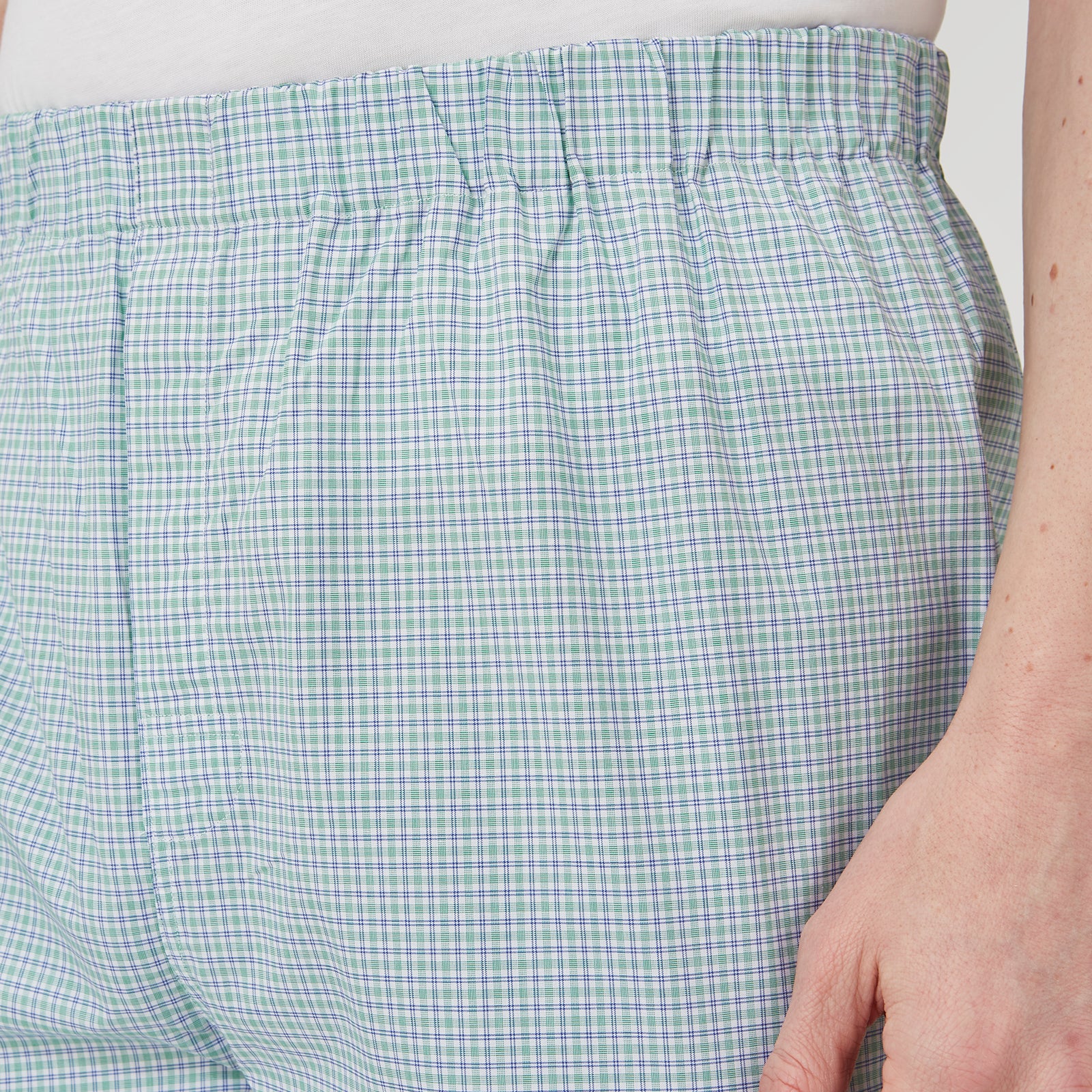 View 3 of product Kelly Green Check Modern Pyjama Trousers