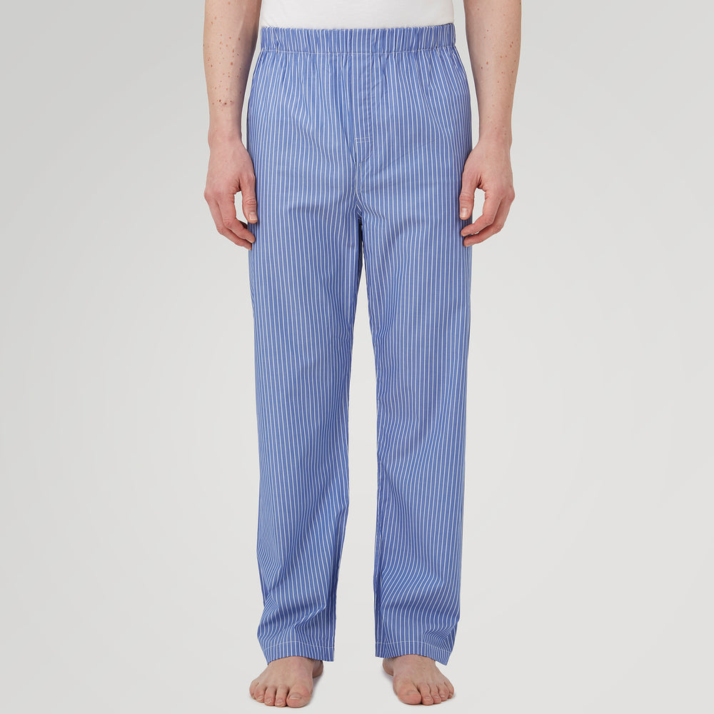 Sky Blue Stripe Modern Pyjama Trousers