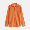 View 1 of product Orange Weekend Fit Long Sleeve Linen Shirt with Derby Collar and 1-Button Cuffs