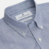 View 2 of product Indigo Chambray Stripe Weekend Fit Shirt With Dorset Collar