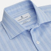 View 2 of product Tonal Blue Glen Check Tailored Fit Shirt with Kent Collar