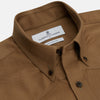 View 2 of product Khaki Cotton Weekend Fit Western Shirt with Dorset Collar