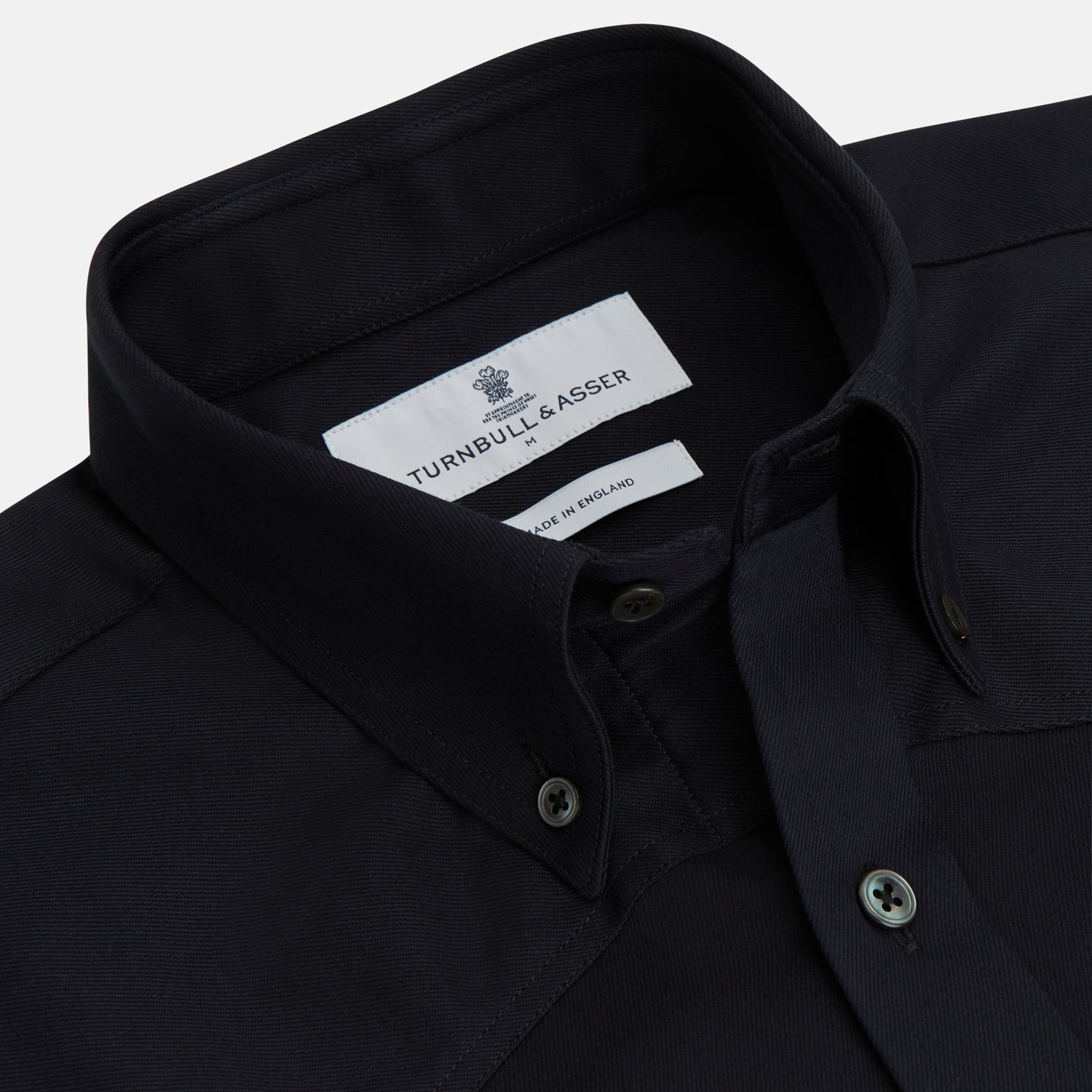 View 2 of product Navy Cotton Weekend Fit Western Shirt with Dorset Collar