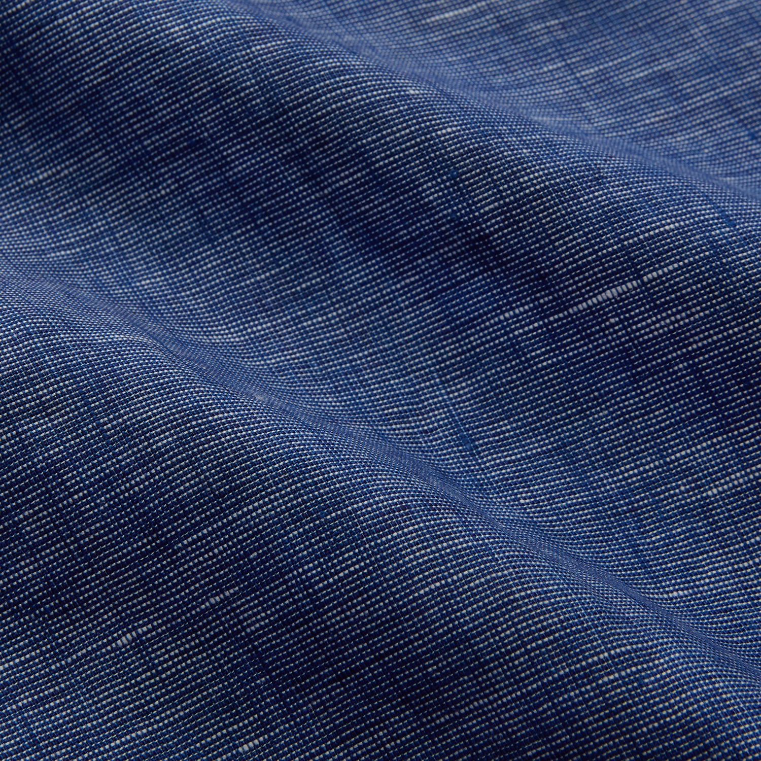 View 5 of product Indigo Linen Weekend Fit Shirt with Derby Collar