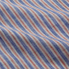 View 4 of product Blue & Red Linen Stripe Weekend Fit Shirt with Stand Collar