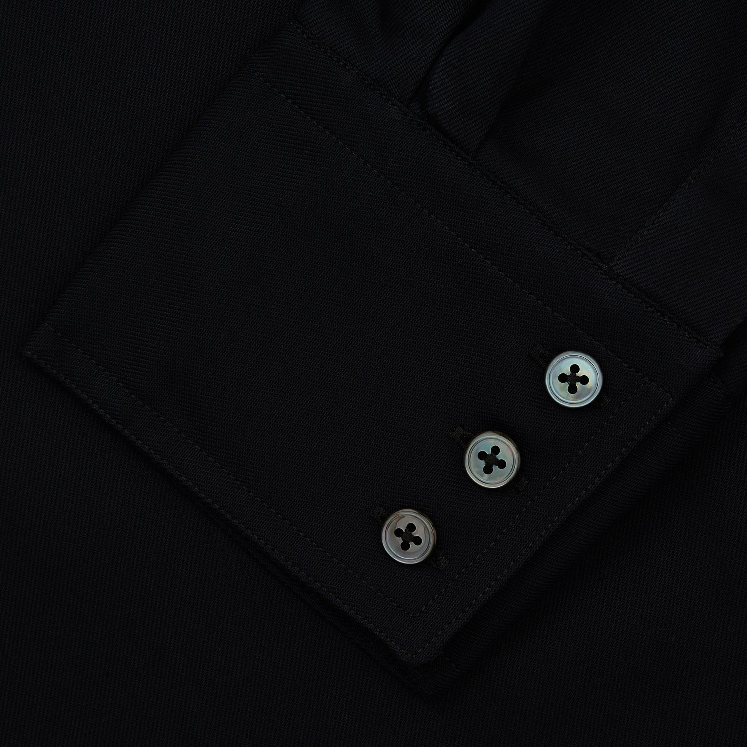 View 3 of product Navy Cotton Weekend Fit Western Shirt with Dorset Collar