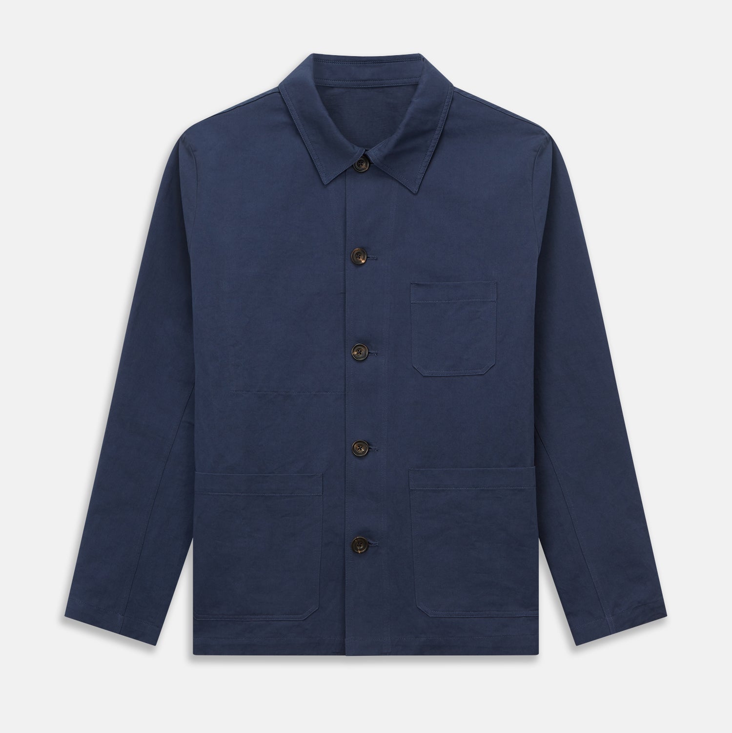 View 1 of product Navy Cotton-Linen Remy Chore Jacket