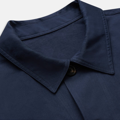 Navy Cotton-Linen Remy Chore Jacket Image 1