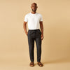 View 1 of product Navy Tailored Pinstriped Drawstring Trousers